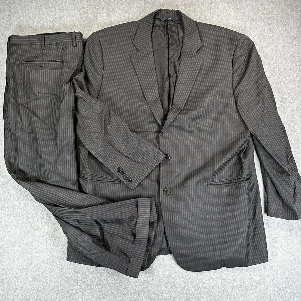 Brooks Brothers 1818 Madison Suit Blazer Pants Mens 46 42x26 Wool 2 Piece Italy